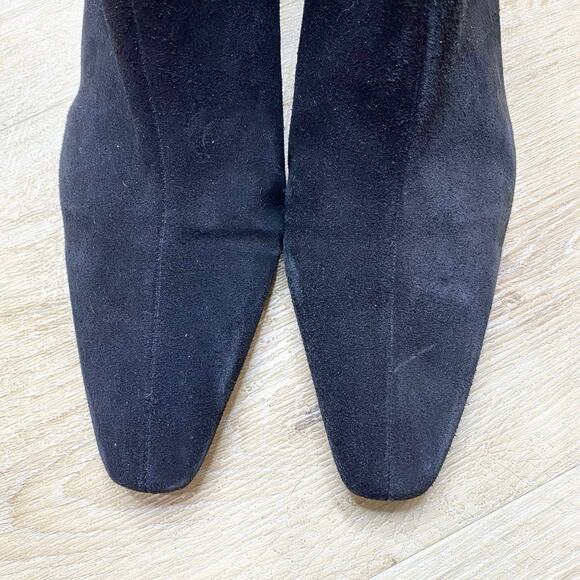 Staud Wally Suede Booties In Black 10 1/2 NWOB - Picture 4 of 9